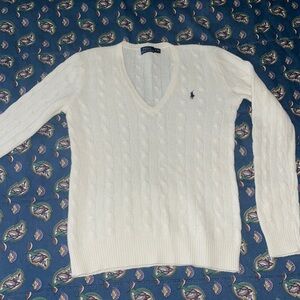 Polo Ralph Lauren merino wool cashmere cable sweater